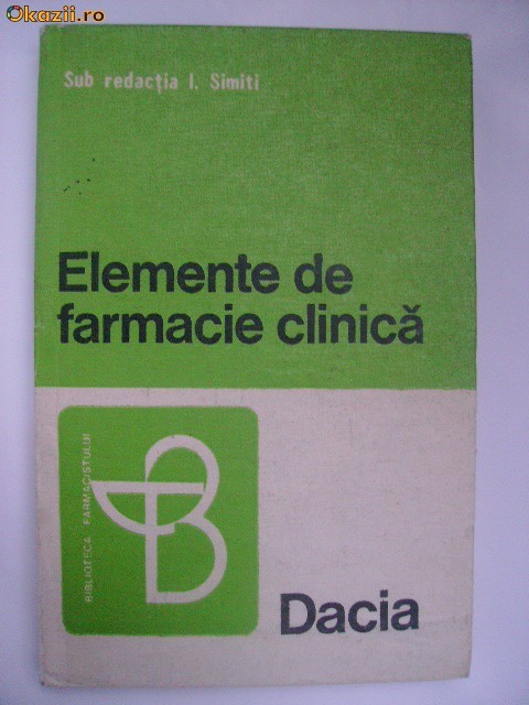 I. Simiti - Elemente de farmacie clinica I. Simiti - Elemente de farmacie clinica