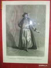 Gravura Gentilhomme Valaque 1750 foto