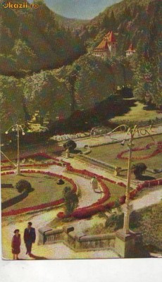 R 6614 Slanic Moldova Vedere din parc Necirculata foto