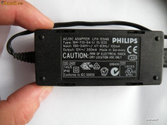 Alimentator Reportofon Philips 12 V 300 mA - LFH 155NB + Cablu Alimentare foto