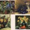 Set 18 ilustrate -Flori,natura moarta-picturi
