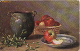 Ilustrata natura moarta,flori-pictura, Necirculata, Printata