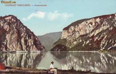 Romania, Orsova, carte postala cenzurata circulata 1915: Cazane foto