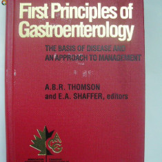 Thomson Shaffer - First Principles of Gastroenterology (medicina, lb. engleza)