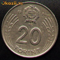 Ungaria 20 Forint 1984 foto