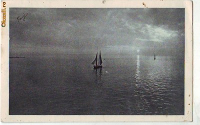 5206 Rasaritul zile pe mare necirculat 1923 foto