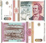 * Bancnota 1000 lei 1993