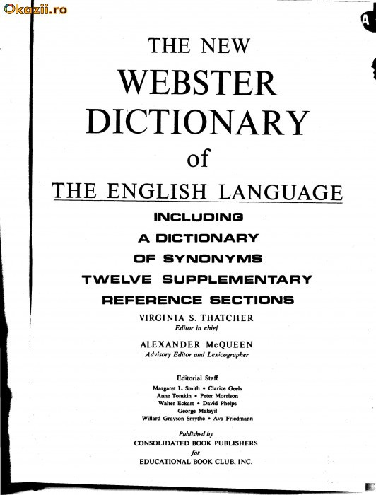 The New Webster Dictionary