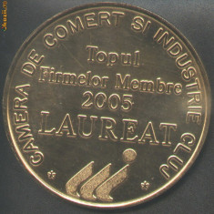 Medalie Camera de Comert si Industrie Cluj LAUREAT 2005