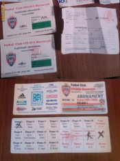abonament bilete /abonamente meci Steaua 1998 1999 foto
