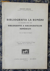Ioachim Craciun , Bibliografia bibliografiilor romanesti , 1928 foto