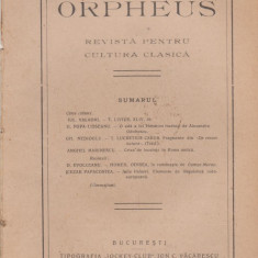 8 vol. ORPHEUS - revista de cultura clasica (1924-1928)