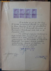 Certificat , Caile Ferate Romane , 1943 foto