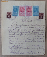 Certificat , semnat de primarul din Ganesti , jud. Covurlui , 1937 foto