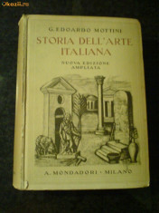 Storia Dell&amp;#039;Arte Italiana - Edoardo Mottini - (istoria artei italiene} - 1940 foto