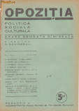 2 nr.Revista OPOZITIA (antiliberala) - nr.1 si 10 / 1928
