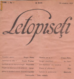 4 nr.Revista Letopiseti (1918-1919,Bucuresti,rara)