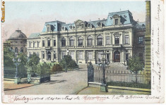 1903 ROMANIA carte postala ilustrata din Bucuresti - Palatul Regal foto