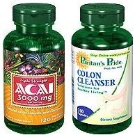 Acai Berry max+Colon Cleanse-Pastile capsule Slabire slabit foto