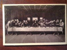 carte postala anul 1938 milano cina cea de taina foto