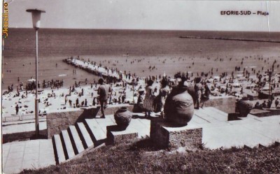 R 3981Eforie Sud Plaja Circulata foto