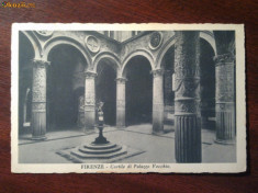 carte postala anul 1936 firenze palatul vechi foto