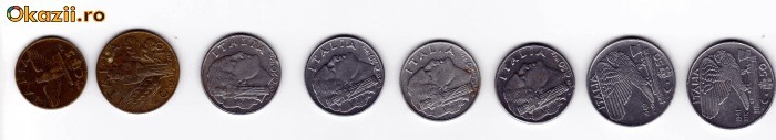 LOT COMPLET DE MONEDE IUGOSLAVIA 1955/63 LOT COMPLET DE MONEDE IUGOSLAVIA 1955/63