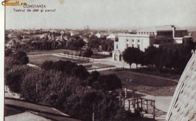 R 3572 Constanta Teatrul de stat si parcul Circulata foto