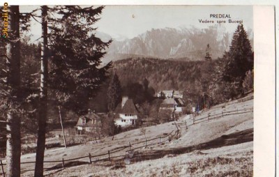 R 5011 Predeal Vedere spre Bucegi Circulata foto