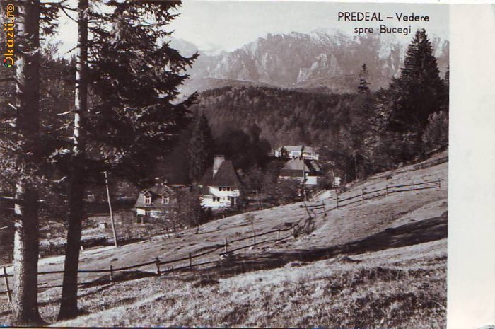 R 5012 Predeal Vedere spre Bucegi Circulata R 5012 Predeal Vedere spre Bucegi Circulata