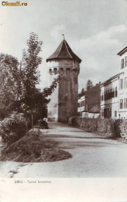 R 5246 Sibiu Turnul Breslelor Necirculata foto