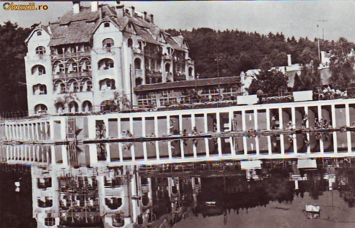 R 4669 Ocna Sibiului Pavilionul central al bailor Circulata