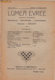 6 reviste LUMEA EVREE (an I,1919,dir.I.Brucar)