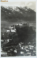 CARTE POSTALA - AUSTRIA 1932 , SALZBURG , CASTELUL foto