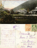 Carte postala ilustrata vedere din Parc-Slanic Moldova , 1923