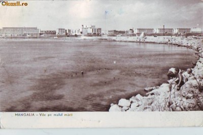 R 4602 Mangalia Vile pe malul marii Circulata foto