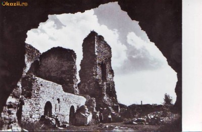 R 5921 Tg Neamt Ruinele Cetatii Neamtului Necirculata foto