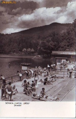 R 5675 Sovata Lacul Ursu Strandul Circulata foto