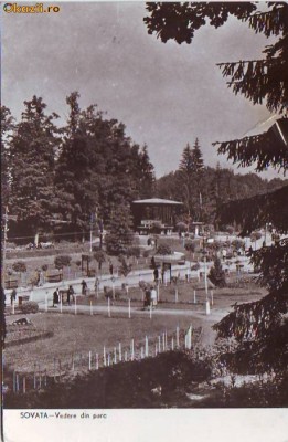 R 5659 Sovata Vedere din parc Circulata foto