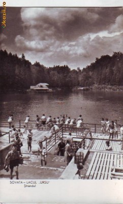 R 5651 Sovata Lacul Ursu Strandul Circulata foto