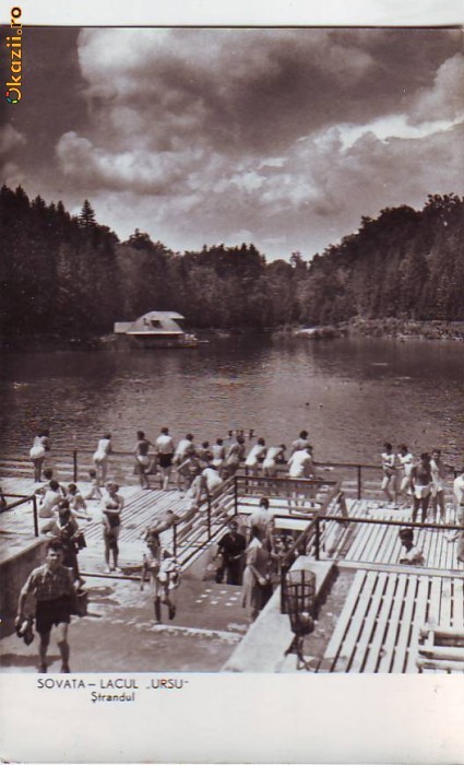 R 5651 Sovata Lacul Ursu Strandul Circulata