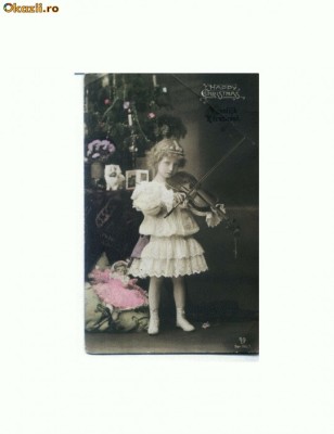 Q FOTO 97 Felicitare simpatica, de la Rotterdam, la Braila 1914 foto