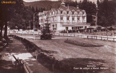 R 5595 Sovata Casa de odihna a Minist Sanatatii Circulata foto