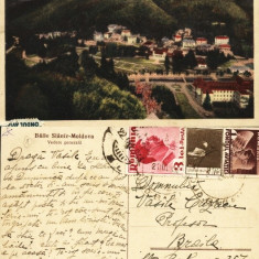 Carte postala Ilustrata Vedere Generala,Slanic Moldova,1938