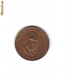 Bnk mnd Jamaica 25 centi 1995 , Marcus Garvey, America Centrala si de Sud