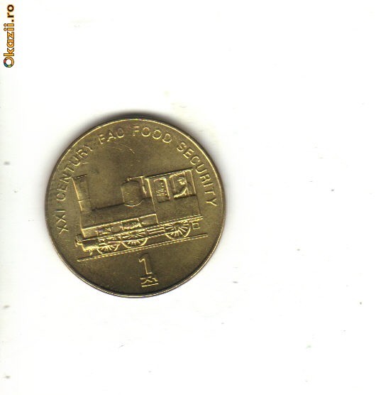 bnk mnd Coreea de Nord 1 chon 2002 unc , tren bnk mnd Coreea de Nord 1 chon 2002 unc , tren