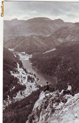 R 4291 Lacul Rosu Vedere de pe Suhardul Mic Circulata foto