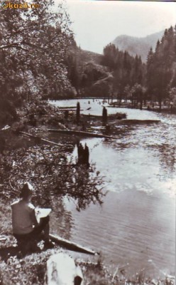 R 4284 Vedere de la Lacul Rosu Circulata foto