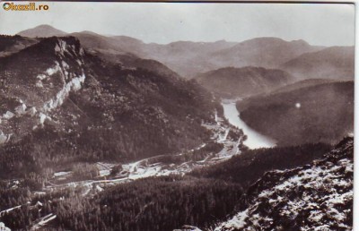 R 4278 Lacul Rosu vazut de pe Varful Suhard Circulata foto