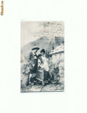 ROMANTIC FOTO 08 Vanator cu iubita -Galati -circulata 1903